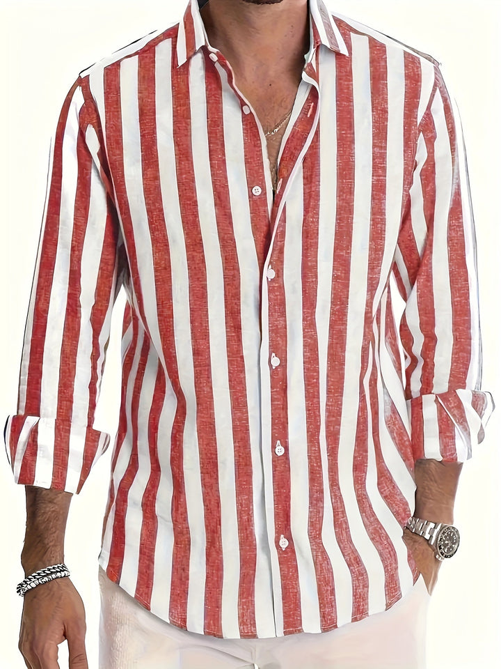 LAURENT MONACO | REFINED STRIPED SHIRT FOR MEN