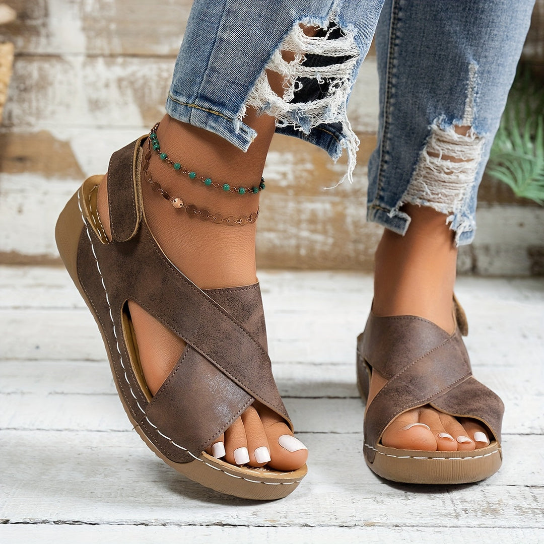 Lola | Women's Wedge Sandals with Platform and Cushioned Sole