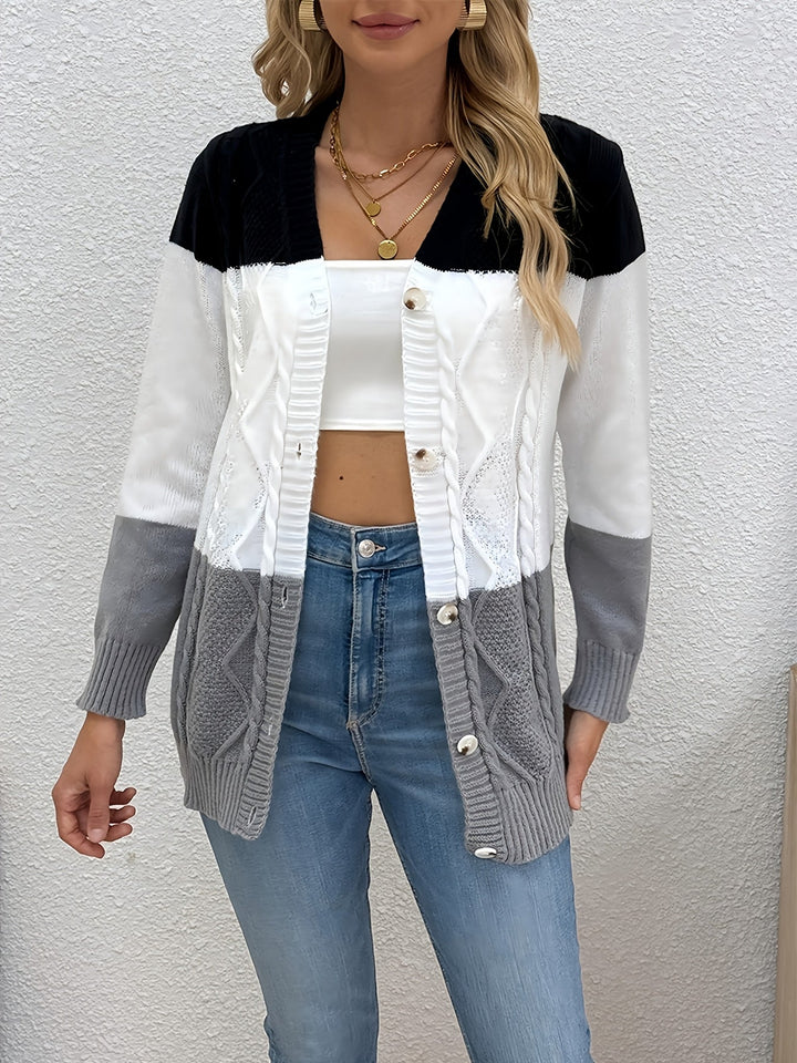 Patchwork Vest for Women, view 2 - Elena Harper