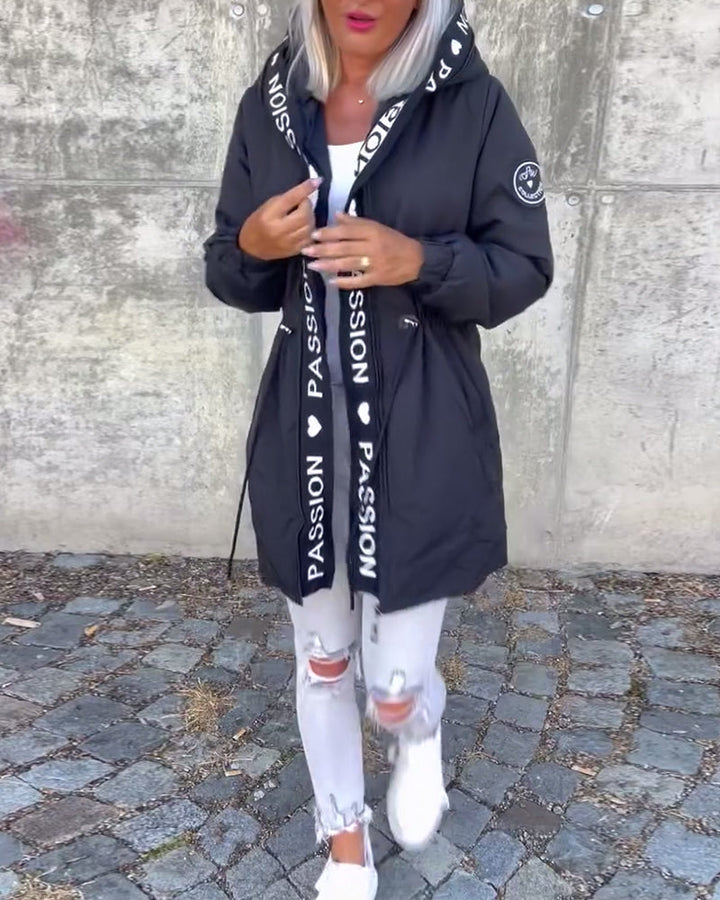 Alexa™ - Casual Coat with Hood