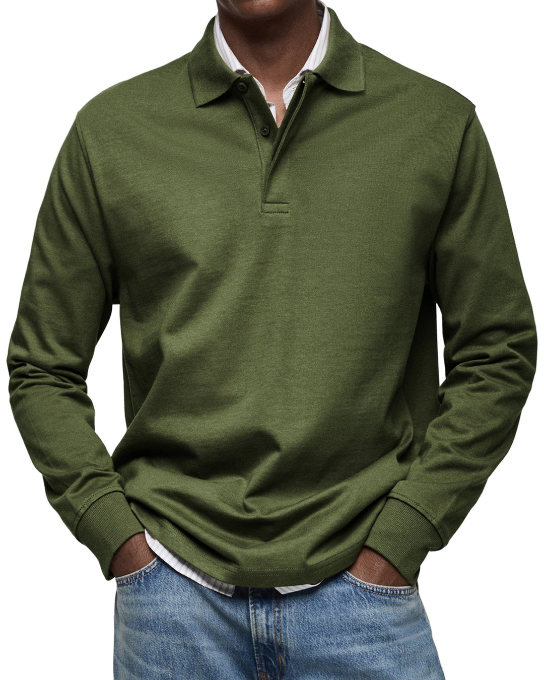 Luxury Long-sleeved Polo - Elena Harper