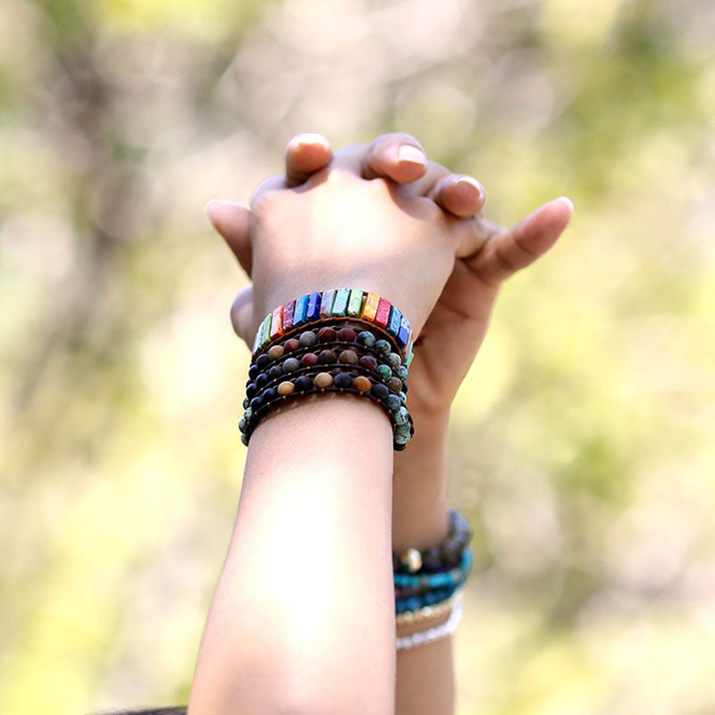 Colorful Bohemian Beaded Bracelet