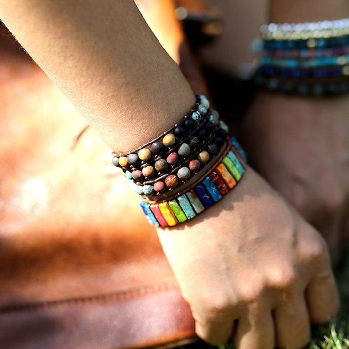 Colorful Bohemian Beaded Bracelet