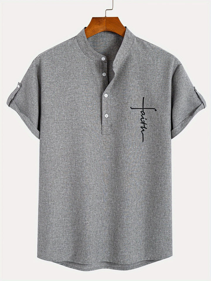 LAURENT MONACO | MEN'S HIGH COLLAR SHIRT