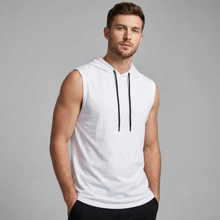 HARRINGTON OXFORD | SLEEVELESS HOODIE FOR MEN