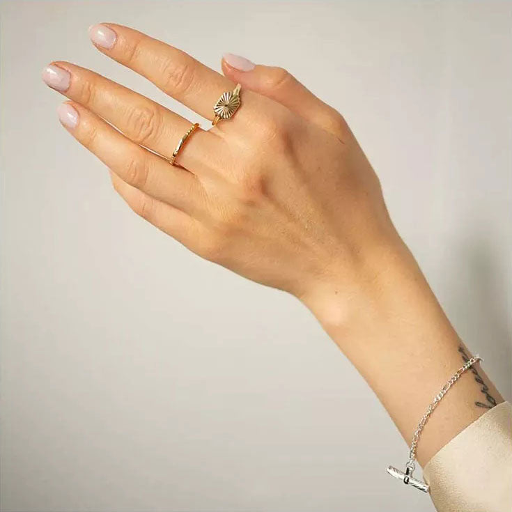 Aurizette™  |  Sunray Ring 18K Gold