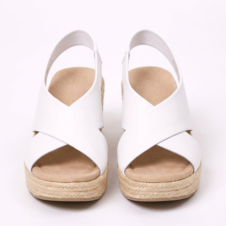 Crossover Espadrille Wedge Sandals Summer