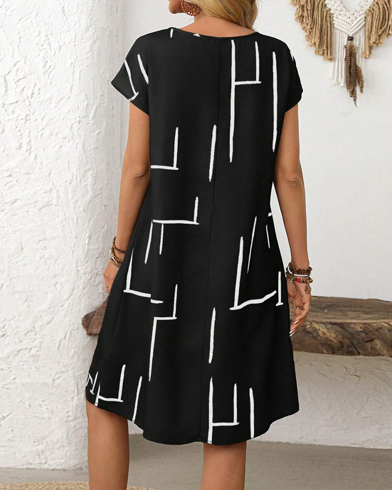 RELAXED FIT VACATION DRESS FOR WOMEN