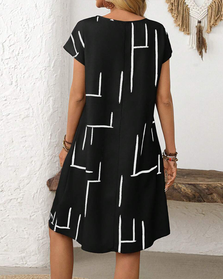 RELAXED FIT VACATION DRESS FOR WOMEN