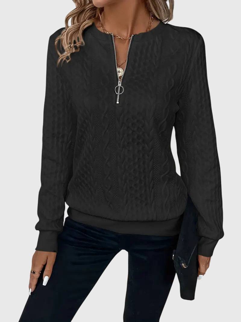 Nora™  |  Zipped Sweater
