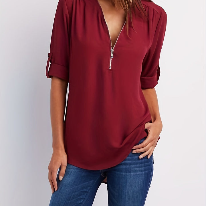 BLouse with Zipper for Women