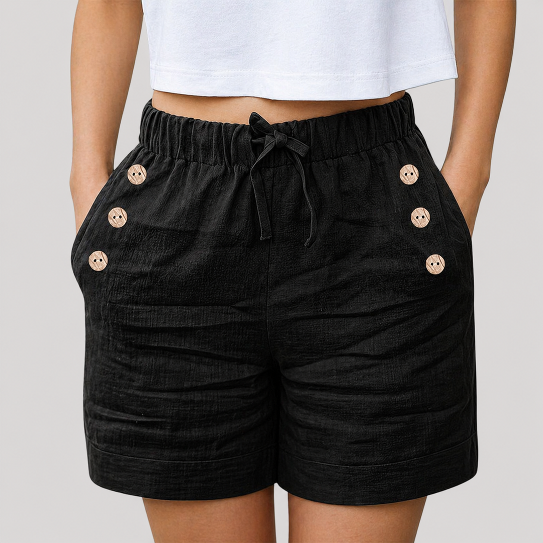 Gail | Women's Tailored Elasticated Waist Summer Shorts