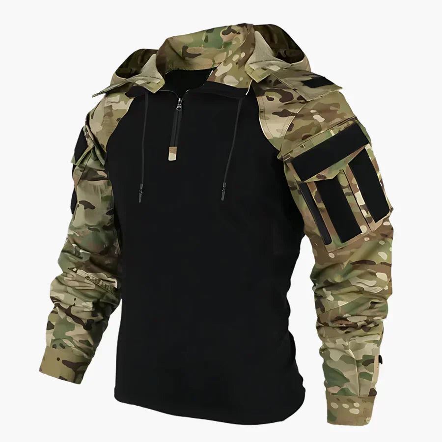 Thomas - Chic Tactical Zip Hoodie