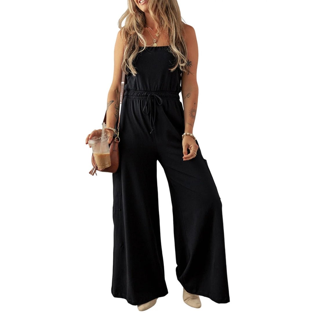 Jessika | Floral and Stylish Women's Jumpsuit with Wide Legs