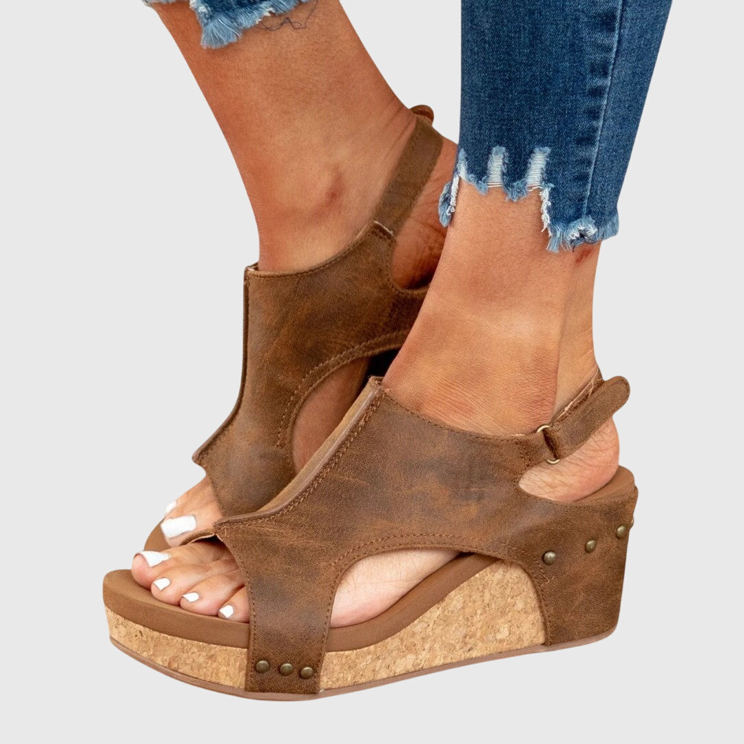 Bella | Dames Orthopedische Platform Sandalen