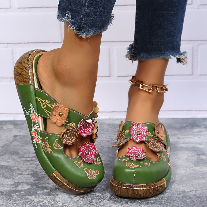 Rina Comfortable Wedge Sandals, view 2 - Elena Harper