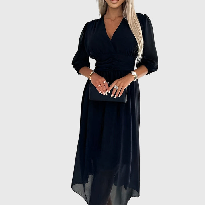 Chloe™  |  Lightweight soft luxurious fabrics Flowing Dress