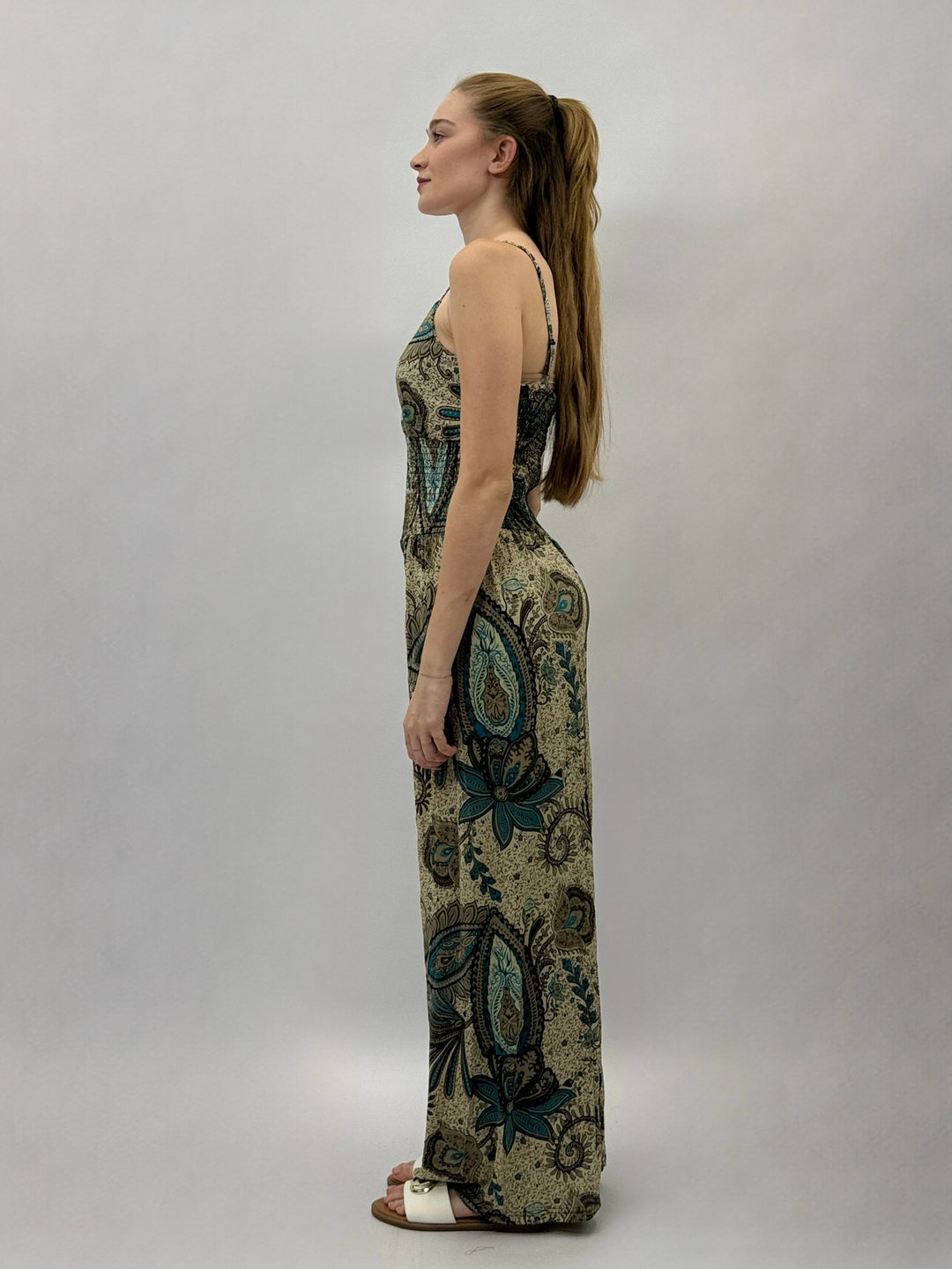 Indie™  |  Print Jumpsuit Straps