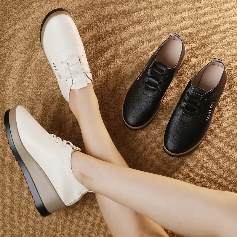 Lyra Fashionable Women's Shoes, Thick Sole & Comfortable, view 4 - Elena Harper