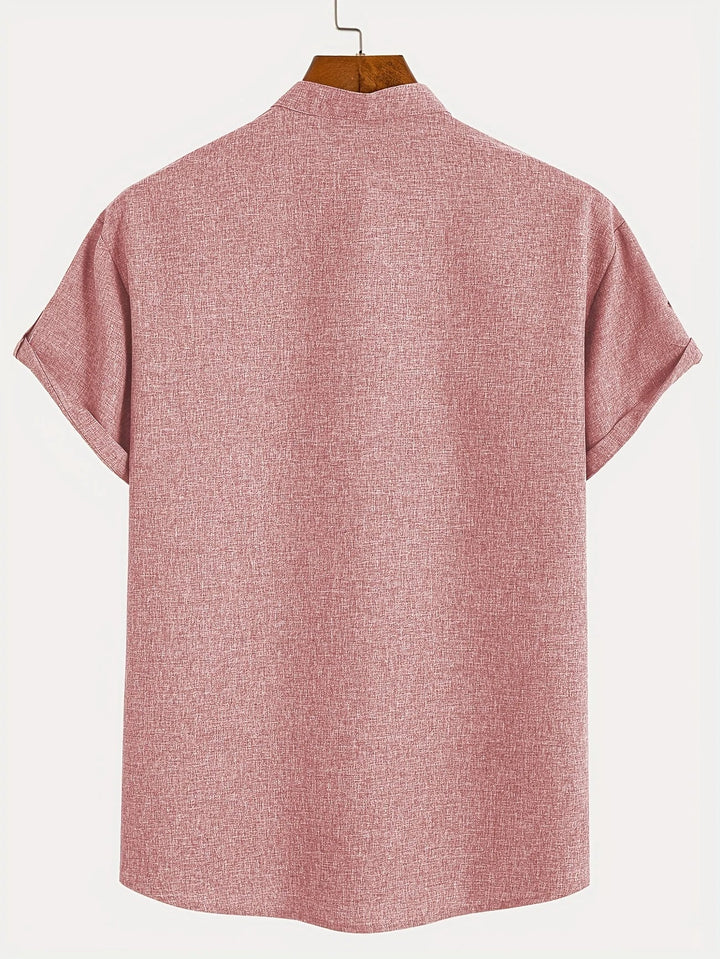 LAURENT MONACO | MEN'S HIGH COLLAR SHIRT