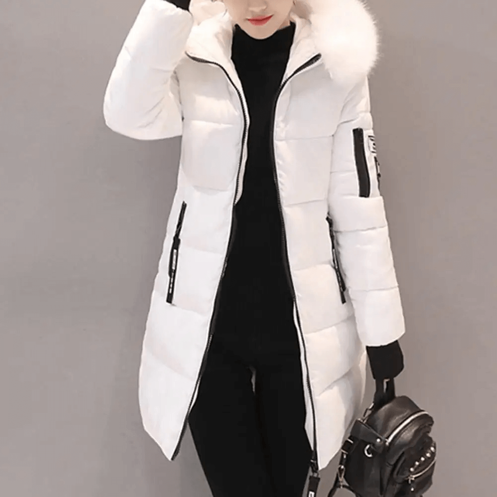 Windproof Puffer Coat for Women