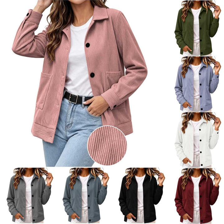 Women's Casual Blazer with Lapels - Simple and Polished