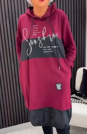 Azalea Hooded Dress for Women, view 3 - Elena Harper