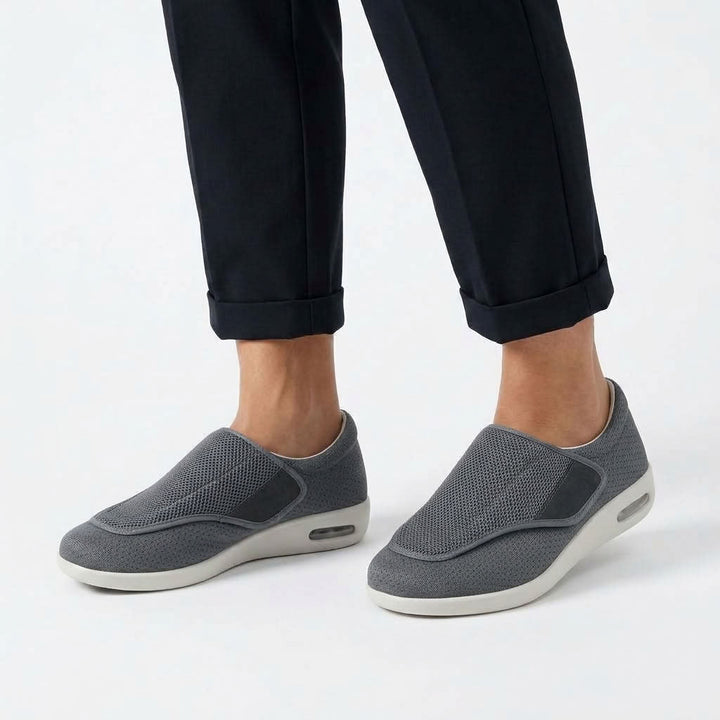 Slip-On Perforated Walking Shoes
