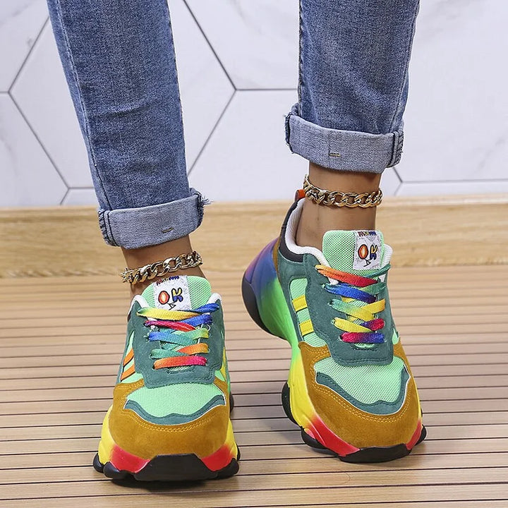 Isolina - Orthopaedic Rainbow Shoes
