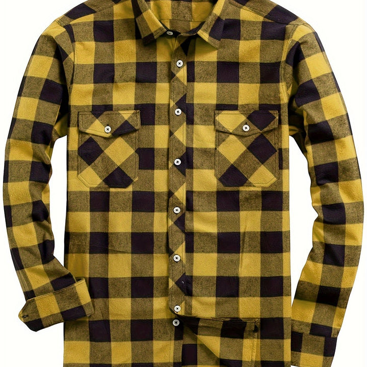 LAURENT MONACO | CHECKED SHIRT WITH BUTTONS FOR MEN
