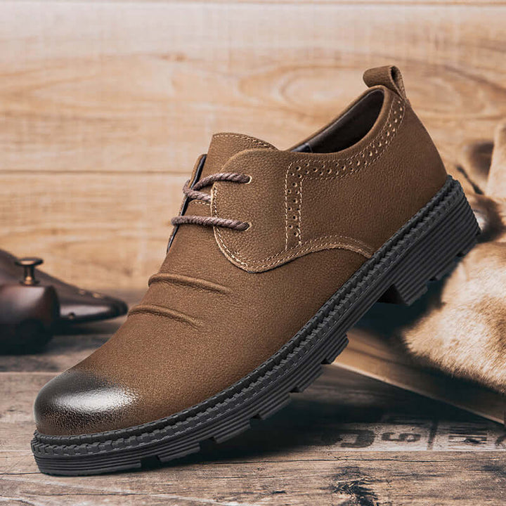 Men's Rugged Cargo Lace-Up Shoes, view 3 - Elena Harper