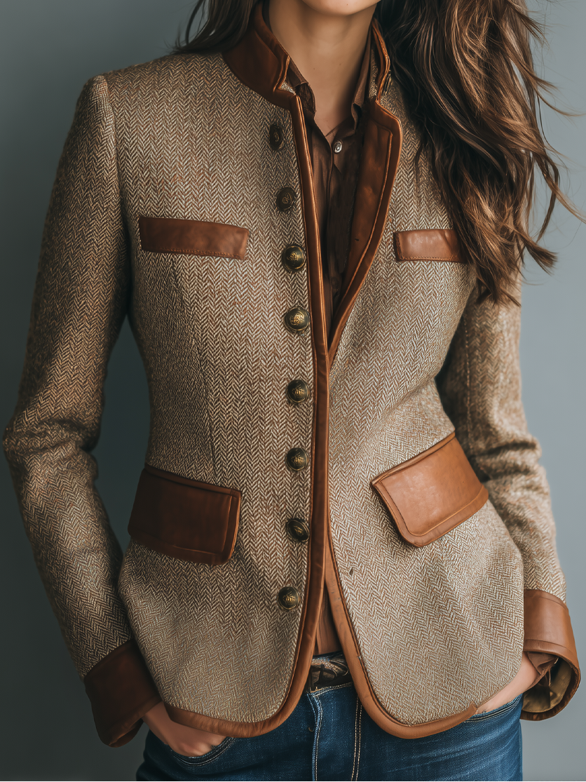 Isabelle - Chic Vintage Jacket with Pockets