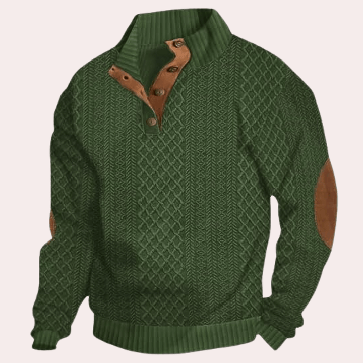 Men's Soft Knit Sweater, view 2 - Elena Harper