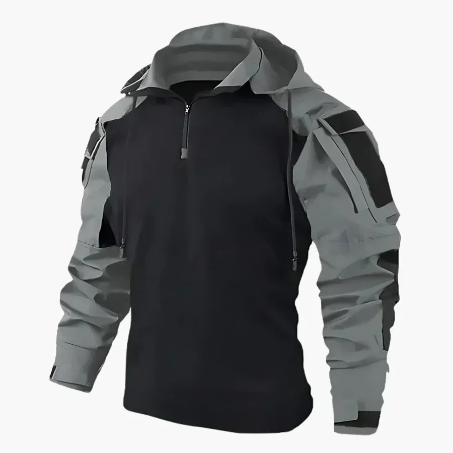 Thomas - Chic Tactical Zip Hoodie