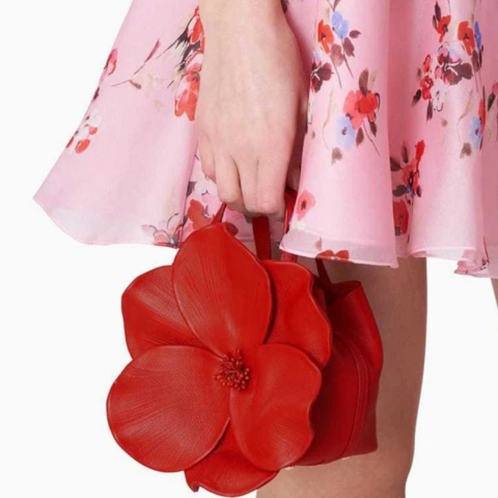 Flower Mini Handbag, view 2 - Elena Harper