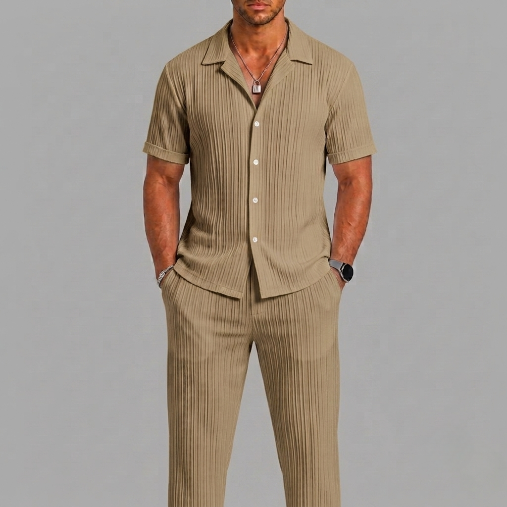 Harrington Oxford | Shirt And Trousers Set For Men