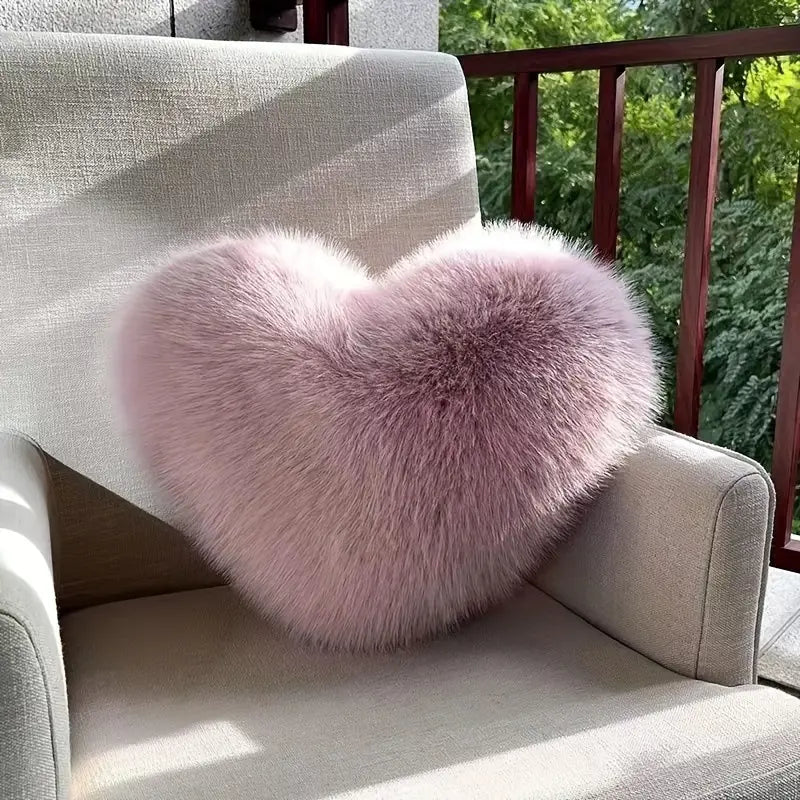 HeartNest A Cute Heart-Shaped Plush Pillow, view 3 - Elena Harper
