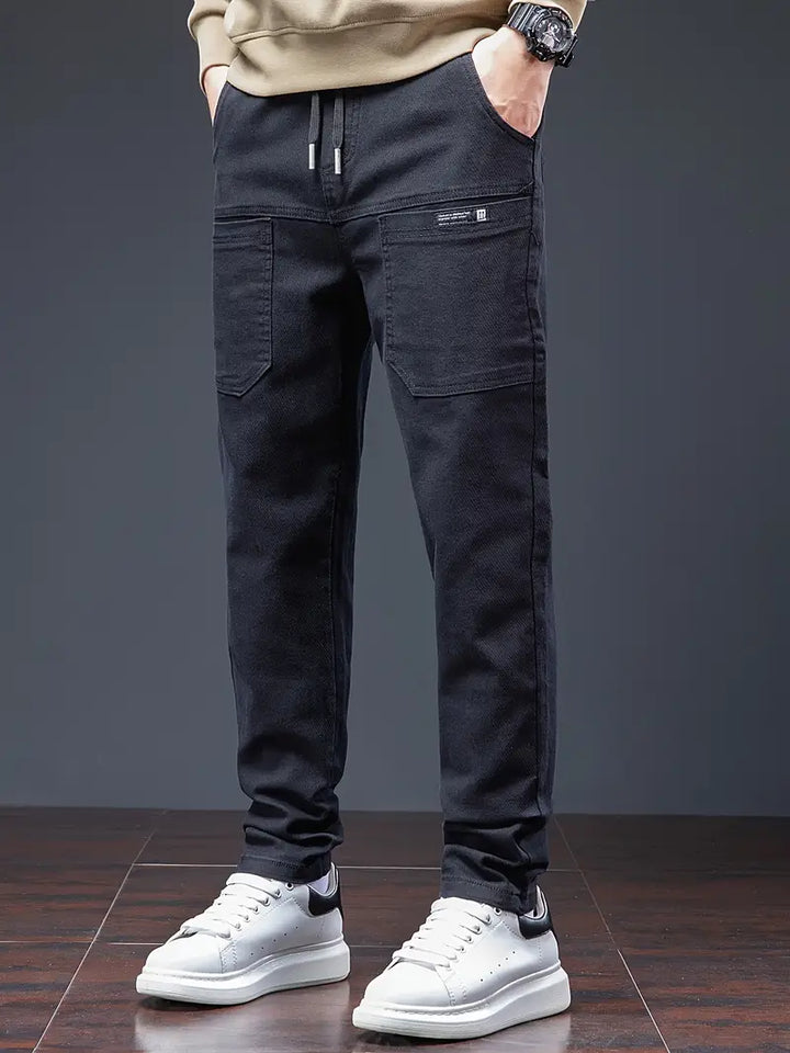 Jarrett Elegant Jogging Pants with Drawstring - Elena Harper