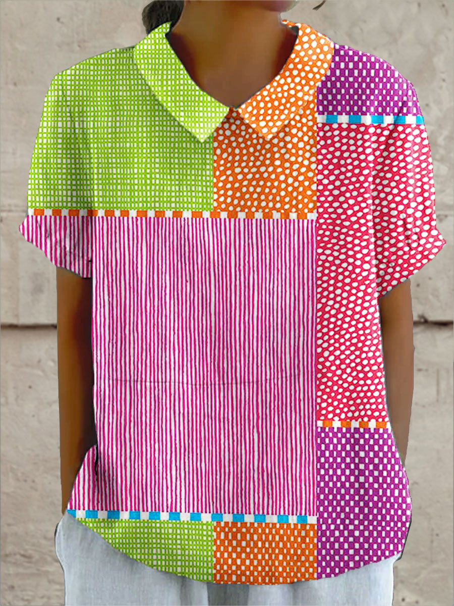 Zoe | Patchwork Shirt