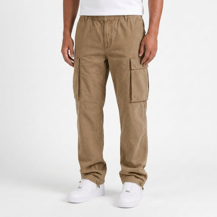 Straight Cut Cargo Pants