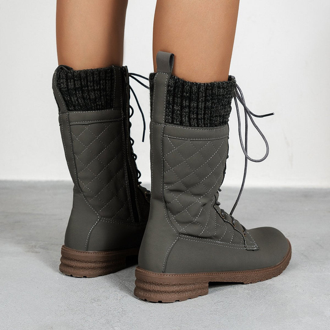 Padded High Boots for Women - Irina