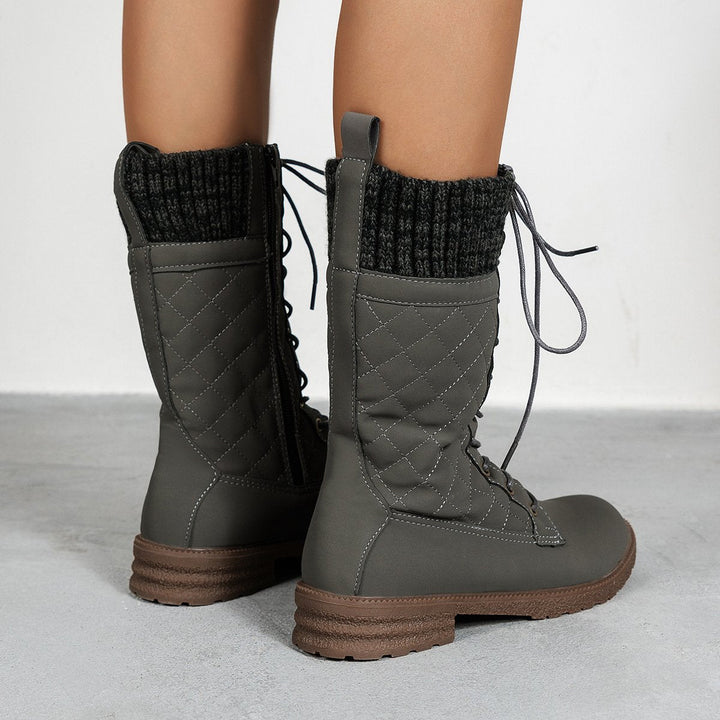 Padded High Boots for Women - Irina