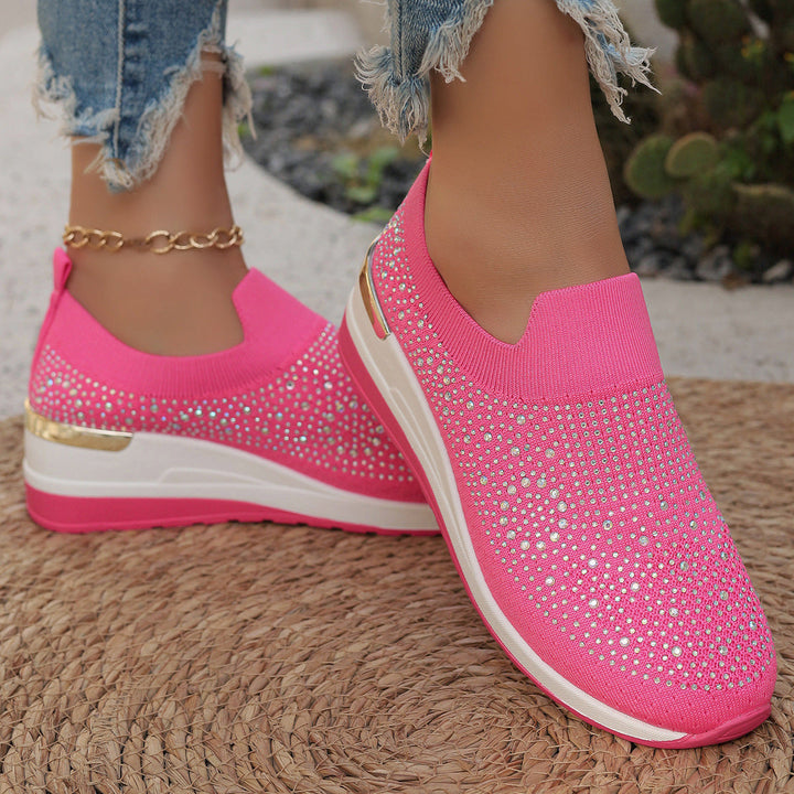 Genovefa | Sparkling Women's Slip-On Sneakers