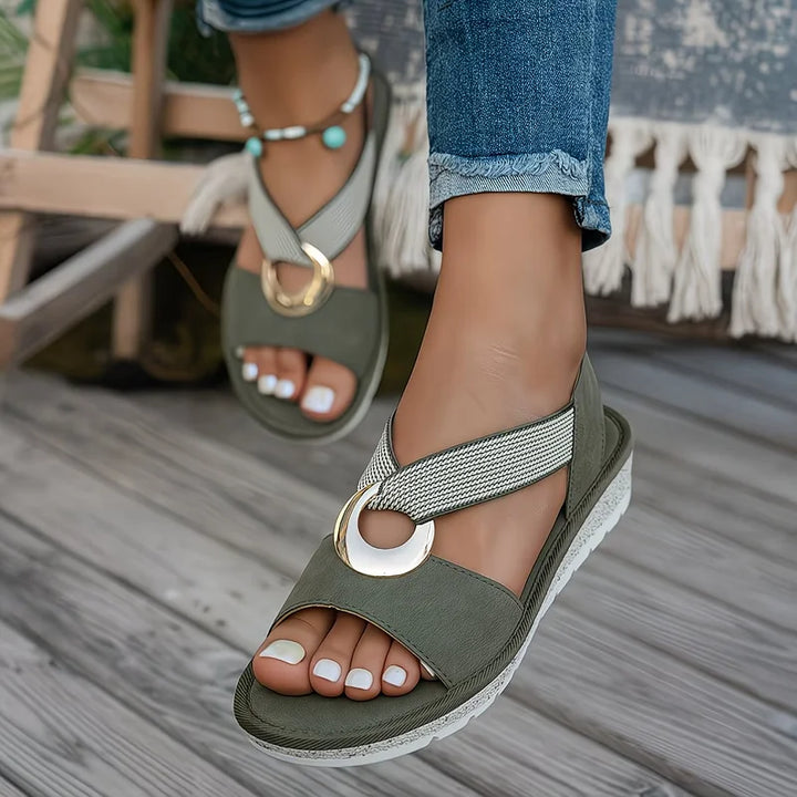 Emma & Rose Cape Town Malena sandals, comfortable and stable slip-on footwear for everyday wear, featuring cushioned straps and supportive soles.