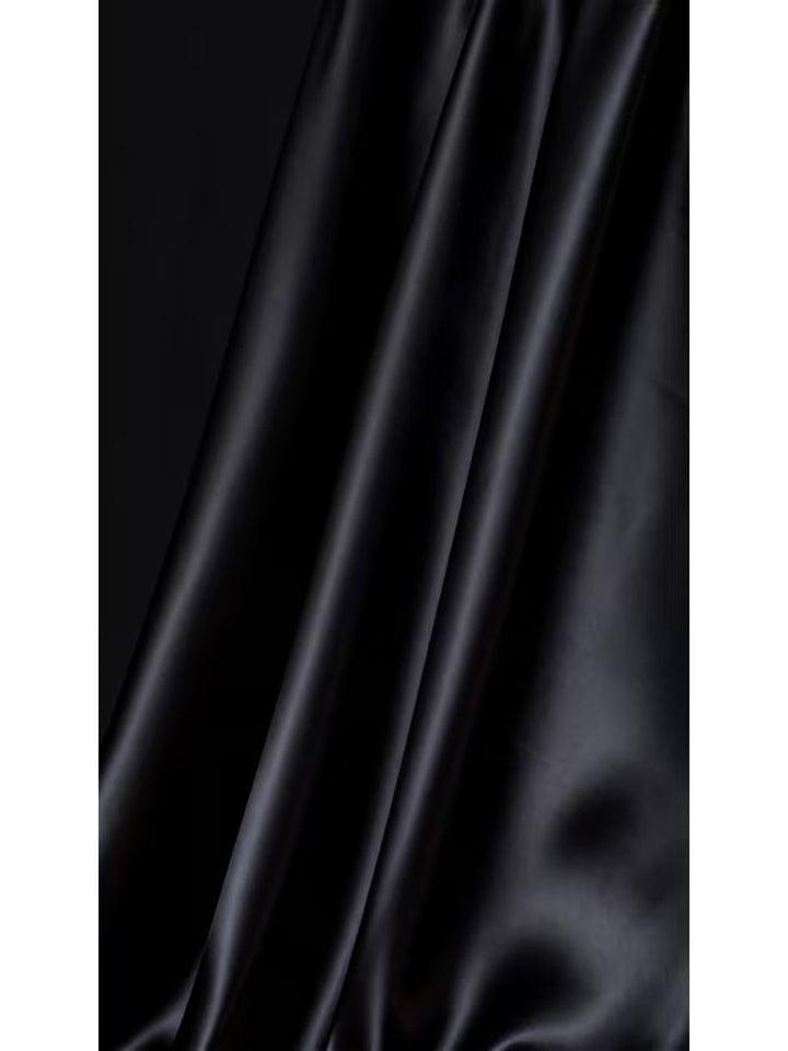 Belina – Satin Top WITH Square Neckline and Buttons