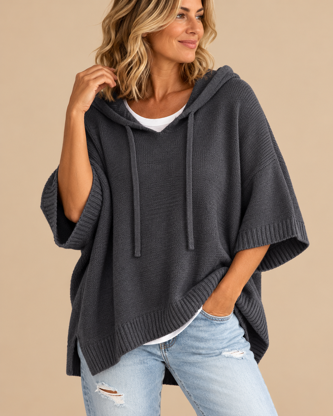 Elin™ | Soft Hooded Poncho