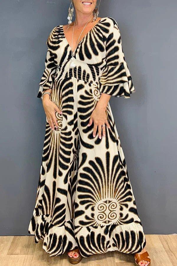 Women's Floral Ruffled Jumpsuit
