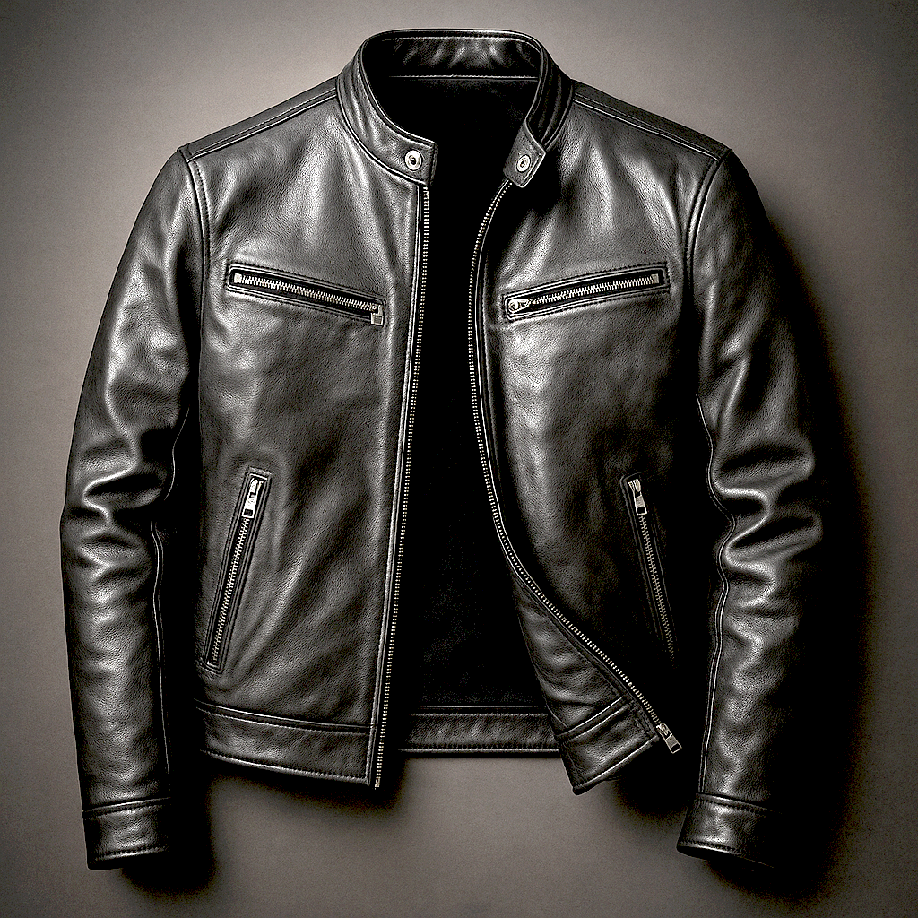 Men's Slim Fit Jacket – With Zipper, Suitable for Spring and Summer