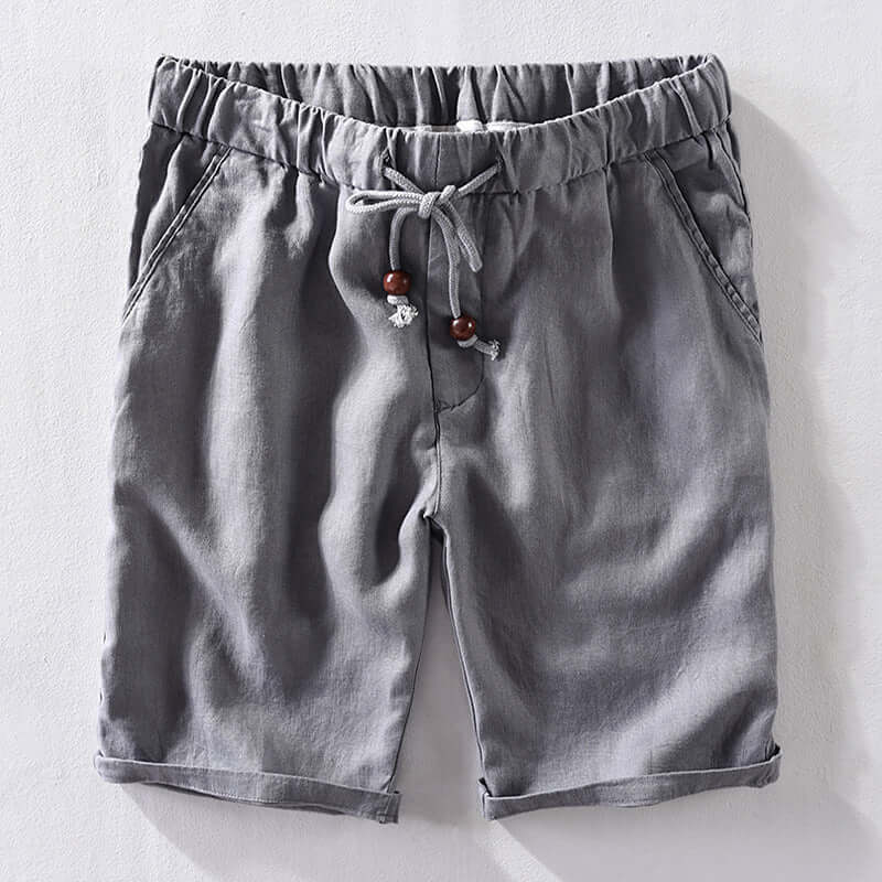 Women's Mid-Rise Casual Shorts with Pockets, view 2 - Elena Harper