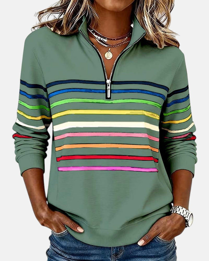 Vera™  |  Comfortable Striped Jumper